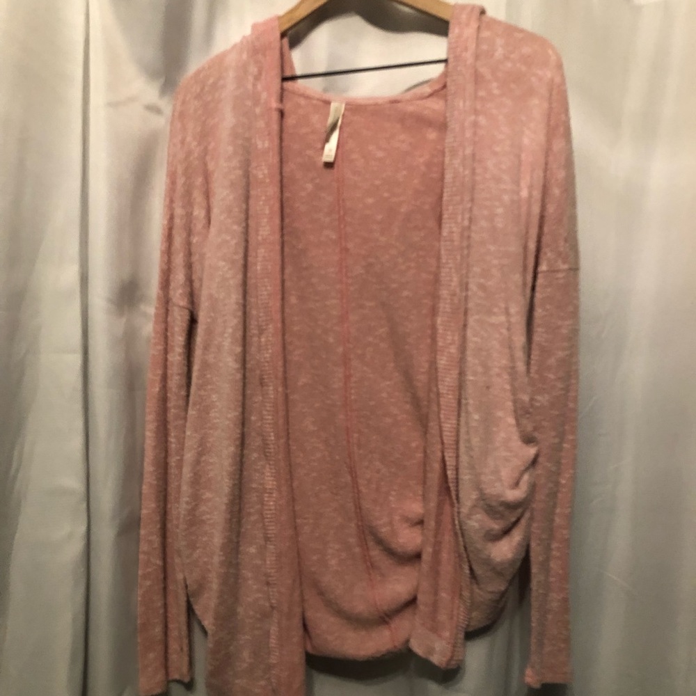 Pink cardigan